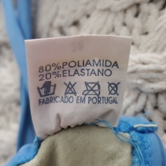 LISMAR Europe- Cornflower Blue Triangle Bikini Top- 30B - Picture 9 of 10